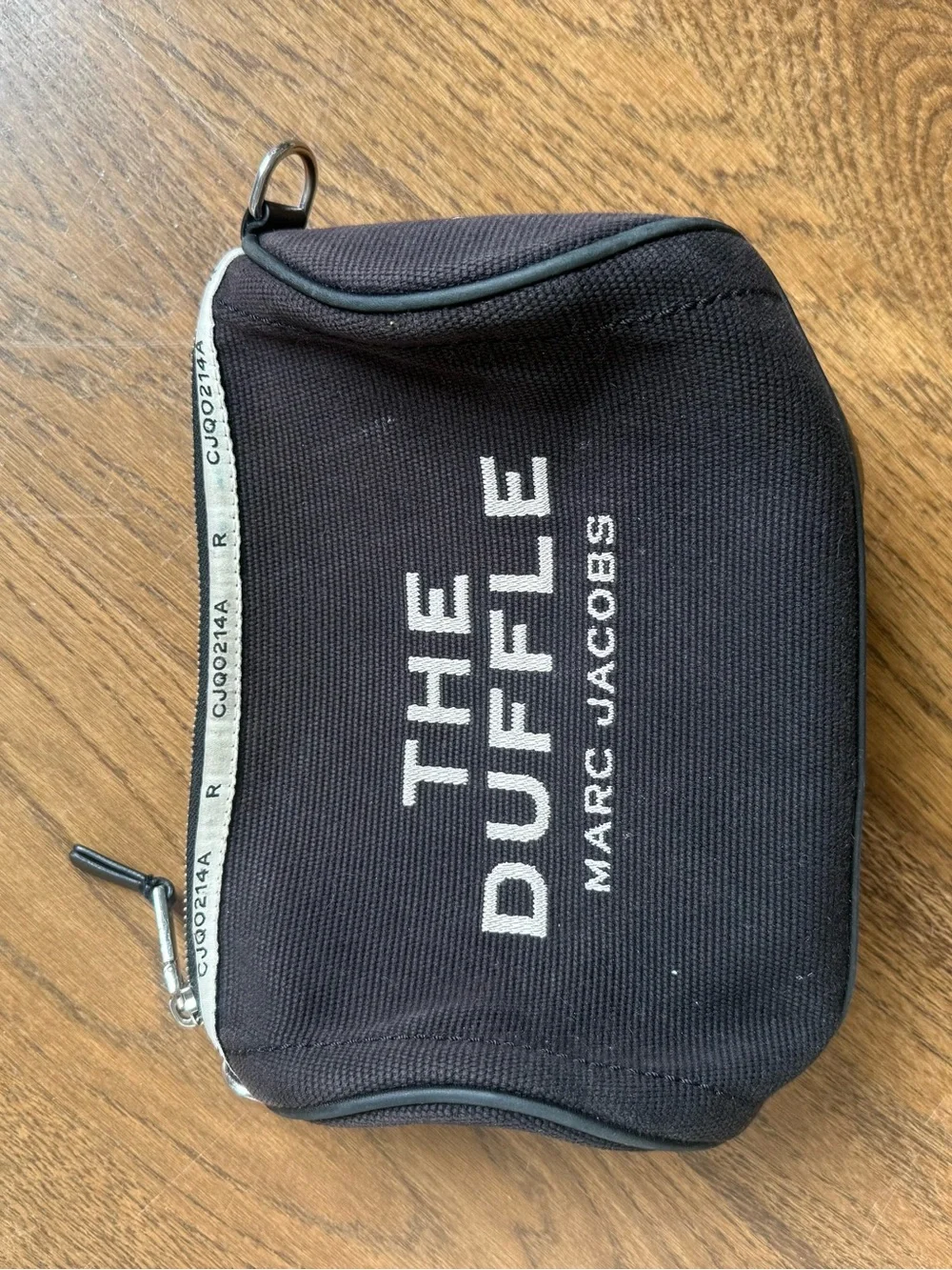 Marc Jacobs Black 'The Duffle' Canvas Toiletry Pouch - no strap